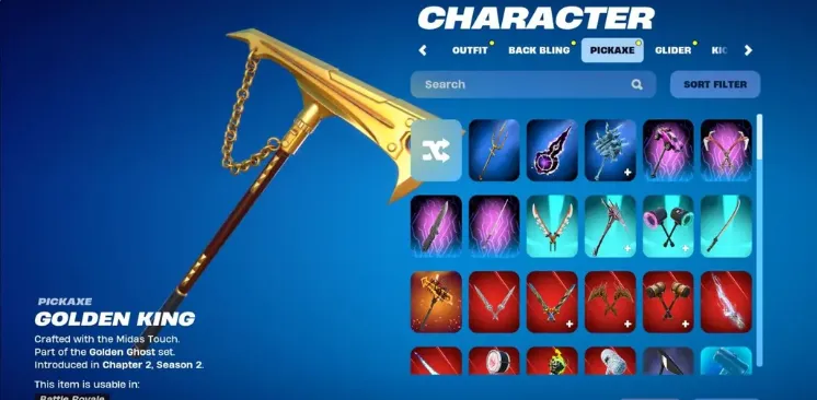 F1302 Khaby Lame, Neymar Jr, Marshmello, Deadpool, Doctor Doom, Golden King Pickaxe, Premium Marvel & Icon Series, Full Access Changeable Email (G)